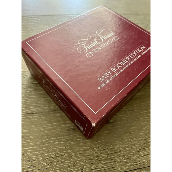 Trivial Pursuit Card Deck Baby Boomer Edition Set Vintage 1983 FAST SHIPPING! - Picture 2 of 4